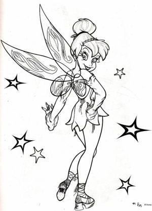 Tinker Bell Online Coloring Pages for Girls   35427