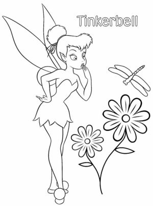 Tinker Bell Online Coloring Pages for Girls   81639