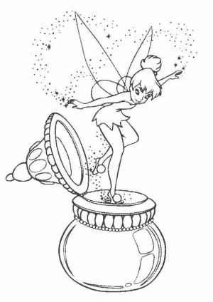 Tinkerbell Coloring Pages Free Printable   60741