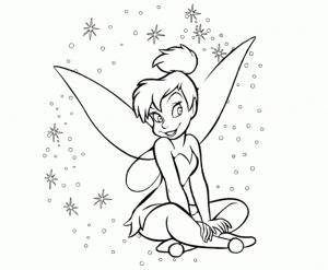 Tinkerbell Coloring Pages Free Printable   94696