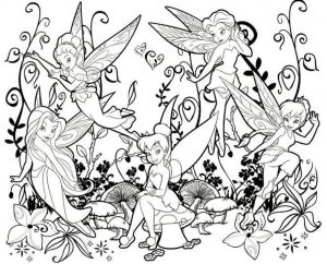 tinkerbell fairy coloring pages to print out – 62715