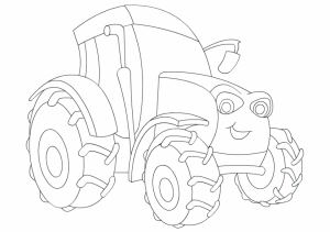 Tractor Coloring Pages Free Printable   56449