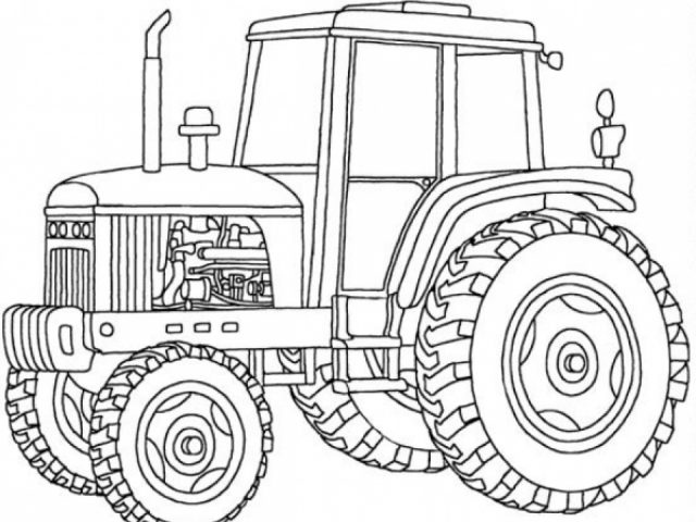 Get This Tractor Coloring Pages Free Printable 76955