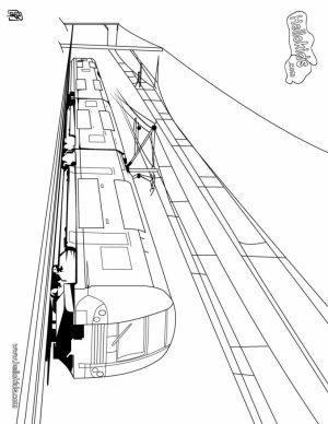 Train Coloring Pages for Kids   10557