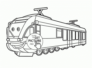 Train Coloring Pages for Kids   21449