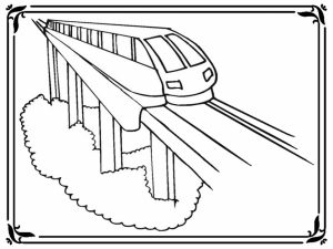 Train Coloring Pages for Kids   37440