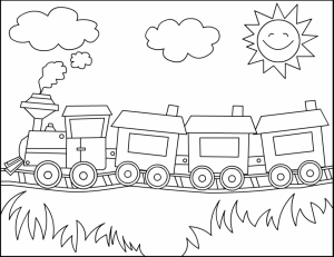 Train Coloring Pages Printable   62519