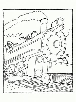 Train Coloring Pages Printable for Kids   27684