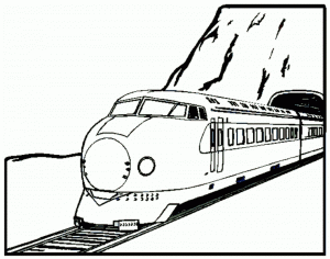 Train Coloring Pages Printable for Kids   37941