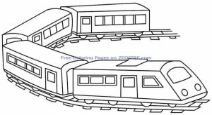 Train Coloring Pages Printable for Kids   64512