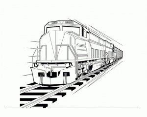 Train Coloring Pages to Print for Free   15489