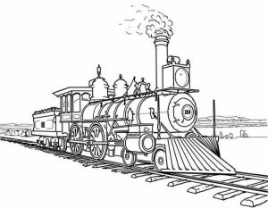 Train Coloring Pages to Print for Free   16925
