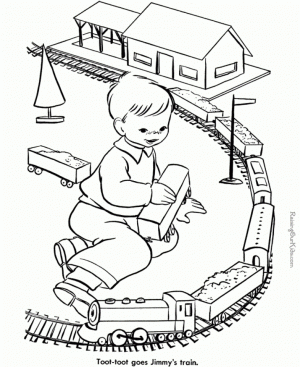 Train Coloring Pages to Print for Kids   31804