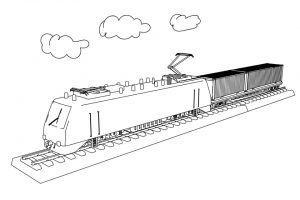Train Coloring Pages to Print Out   28449