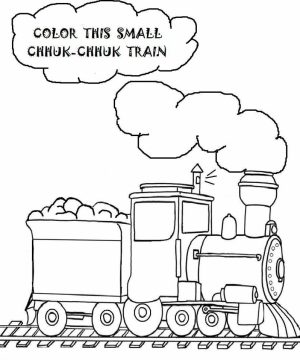 Train Coloring Pages to Print Out   41558