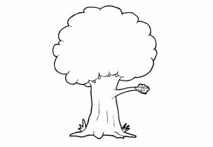 Tree Coloring Pages Free to Print   NU02M