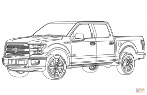 Truck Coloring Pages for Kids   41664