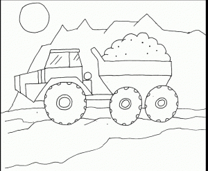 Truck Coloring Pages Printable   89488
