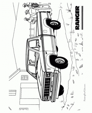 Truck Coloring Pages to Print for Kids   42773