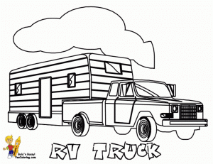 Truck Coloring Pages to Print for Kids   86950