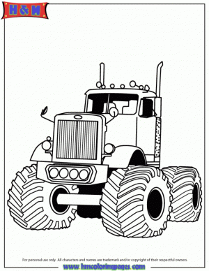 Truck Coloring Pages to Print Online   95679