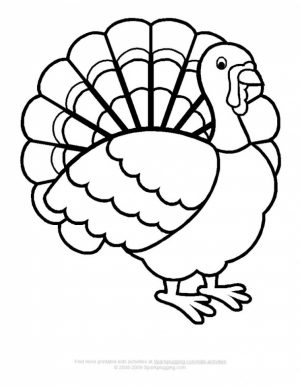 Turkey Coloring Pages for Kids   16384