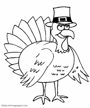 Turkey Coloring Pages for Kids   62596