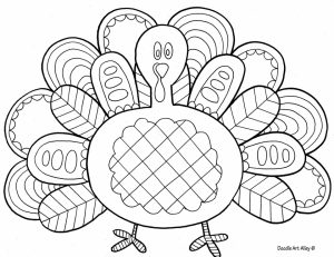 Turkey Coloring Pages for Preschoolers   31776
