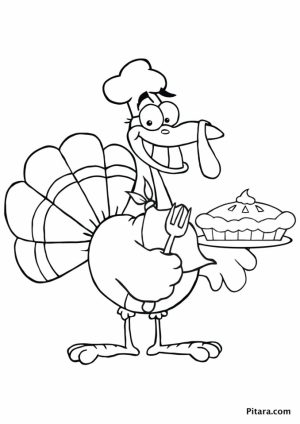 Turkey Coloring Pages Free   66381