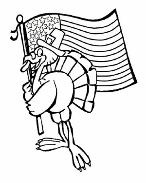 Turkey Coloring Pages Online   52415