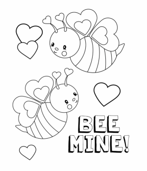 Valentines Coloring Pages Printable for Kids   14286