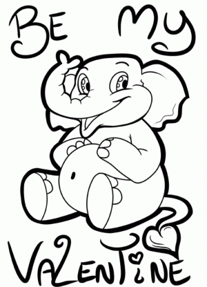 Valentines Coloring Pages Printable for Kids   46211
