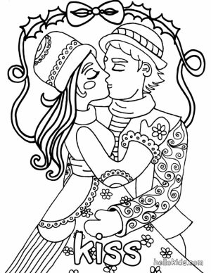 Valentines Online Coloring Pages to Print Out   86371