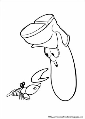Veggie Tales Coloring Pages Free Printable   q8ix0