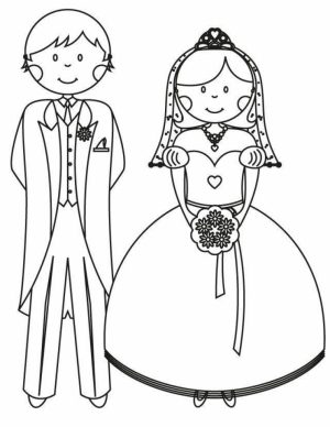 Wedding Coloring Pages Free to Print   72ml9
