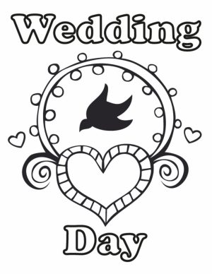Wedding Coloring Pages Printable   wa71m