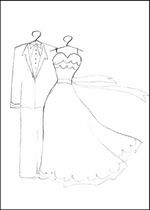 Wedding Dress Coloring Pages   72nal
