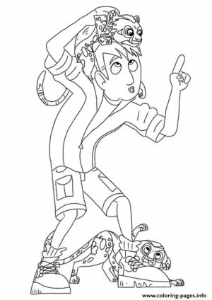 Wild Kratts Coloring Pages Free   tar3m