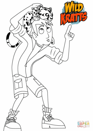 Wild Kratts Coloring Pages Free   y47fh
