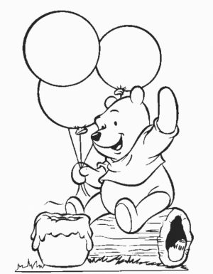Winnie the Pooh Coloring Pages for Kids   37184