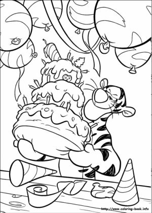 Winnie the Pooh Coloring Pages to Print for Kids   14270
