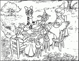 Winnie the Pooh Coloring Pages to Print for Kids   26371