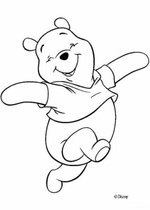 Winnie the Pooh Coloring Pages to Print for Kids   47169