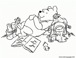 Winnie the Pooh Coloring Pages to Print for Kids   81562