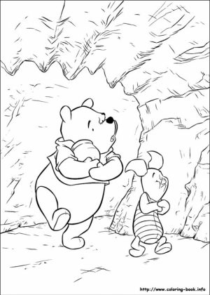 Winnie the Pooh Fun Cartoon Coloring Pages for Kids   39571