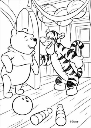 Winnie the Pooh Fun Cartoon Coloring Pages for Kids   40671