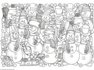 Winter Coloring Pages Free Printable   679156