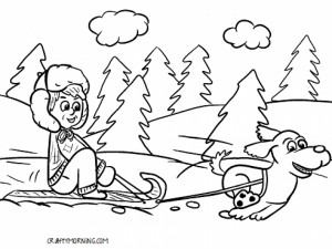 Winter Coloring Pages Free Printable   772663