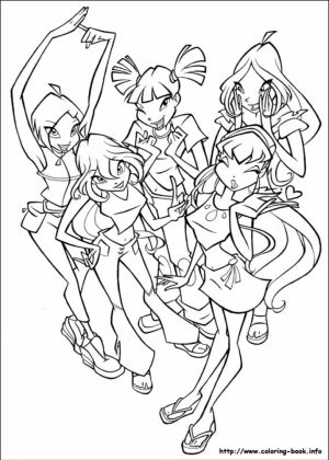 Winx Club Coloring Pages Printable for Kids   r1n7l