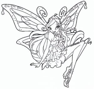 Winx Club Coloring Pages to Print Online   lj8rr